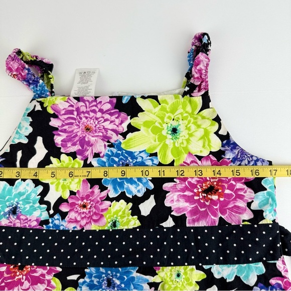 Bonnie‎ Jean Girls Floral Fit & Flare Dress Size 18.5 Plus Easter Party - Picture 6 of 9